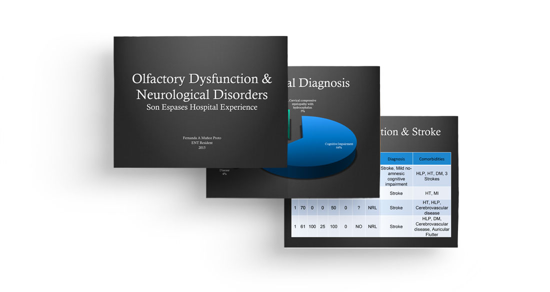 Olfactory dysfunction & neurological disorders